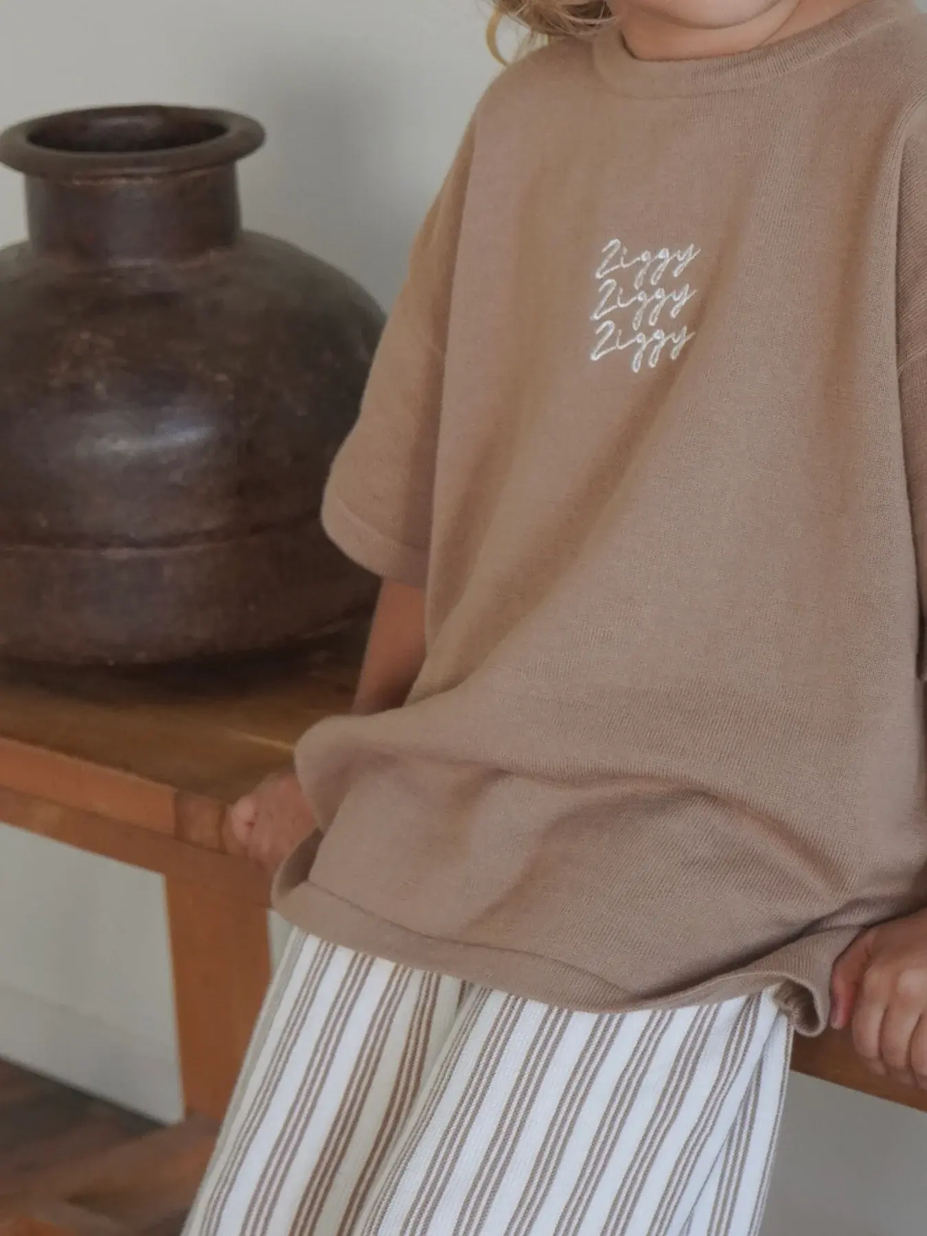 Ziggy Lou Ziggy Lou Signature Tee Mocha (Kids)