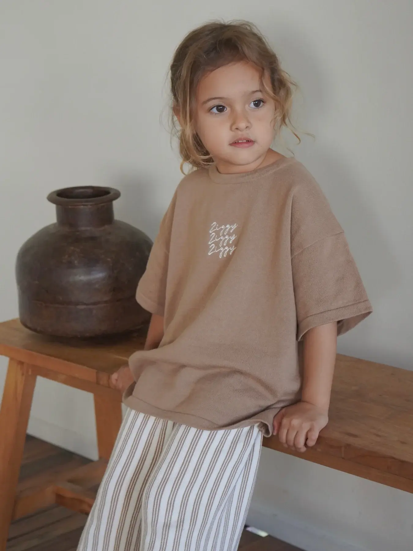 Ziggy Lou Ziggy Lou Signature Tee Mocha (Kids)