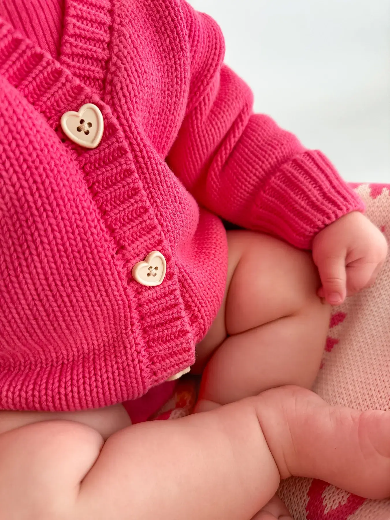 Ziggy Lou Ziggy Lou Cardigan Raspberry