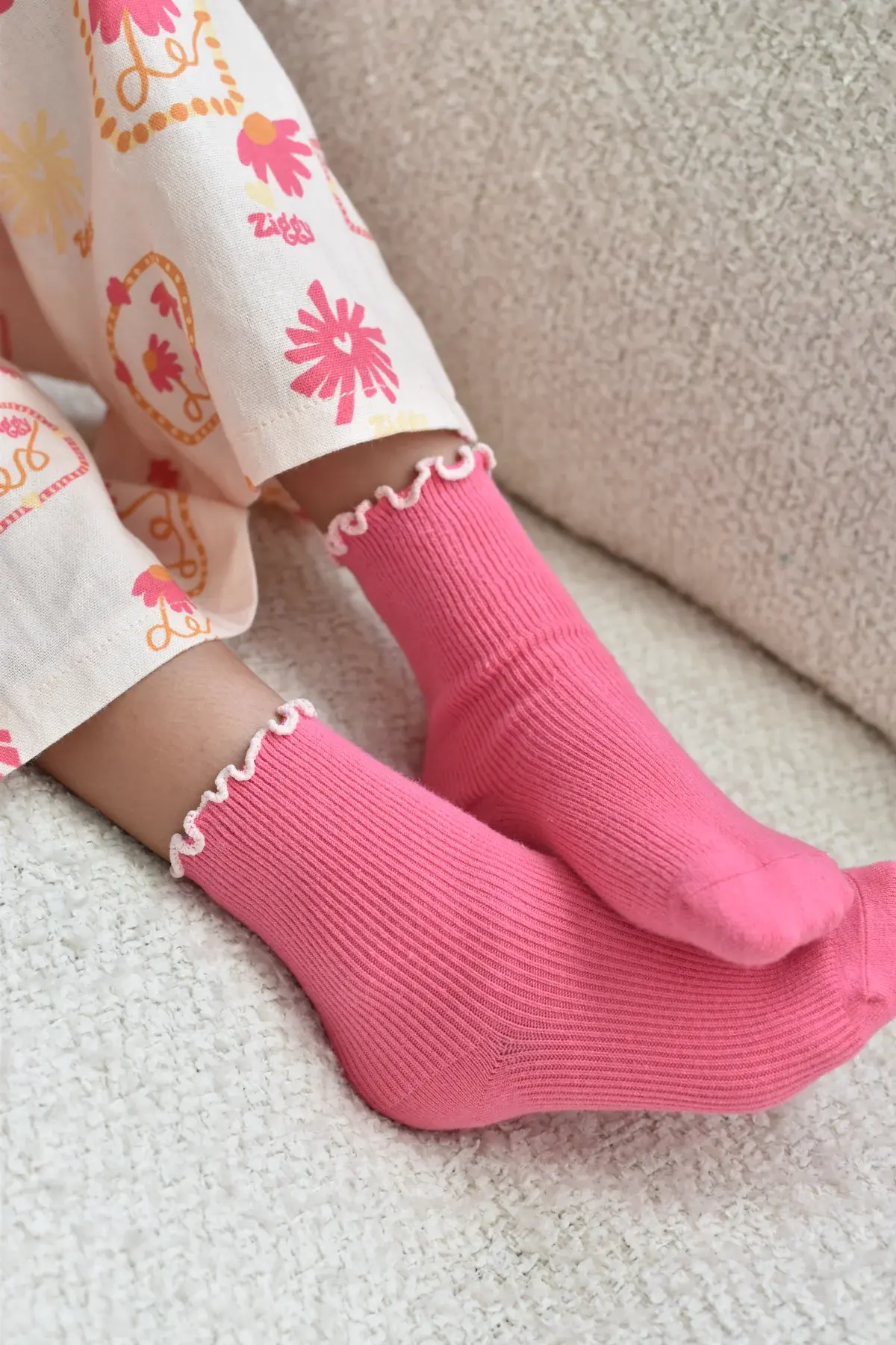 Ziggy Lou Ziggy Lou Socks Raspberry