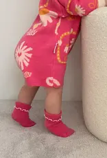 Ziggy Lou Ziggy Lou Socks Raspberry 6-12M