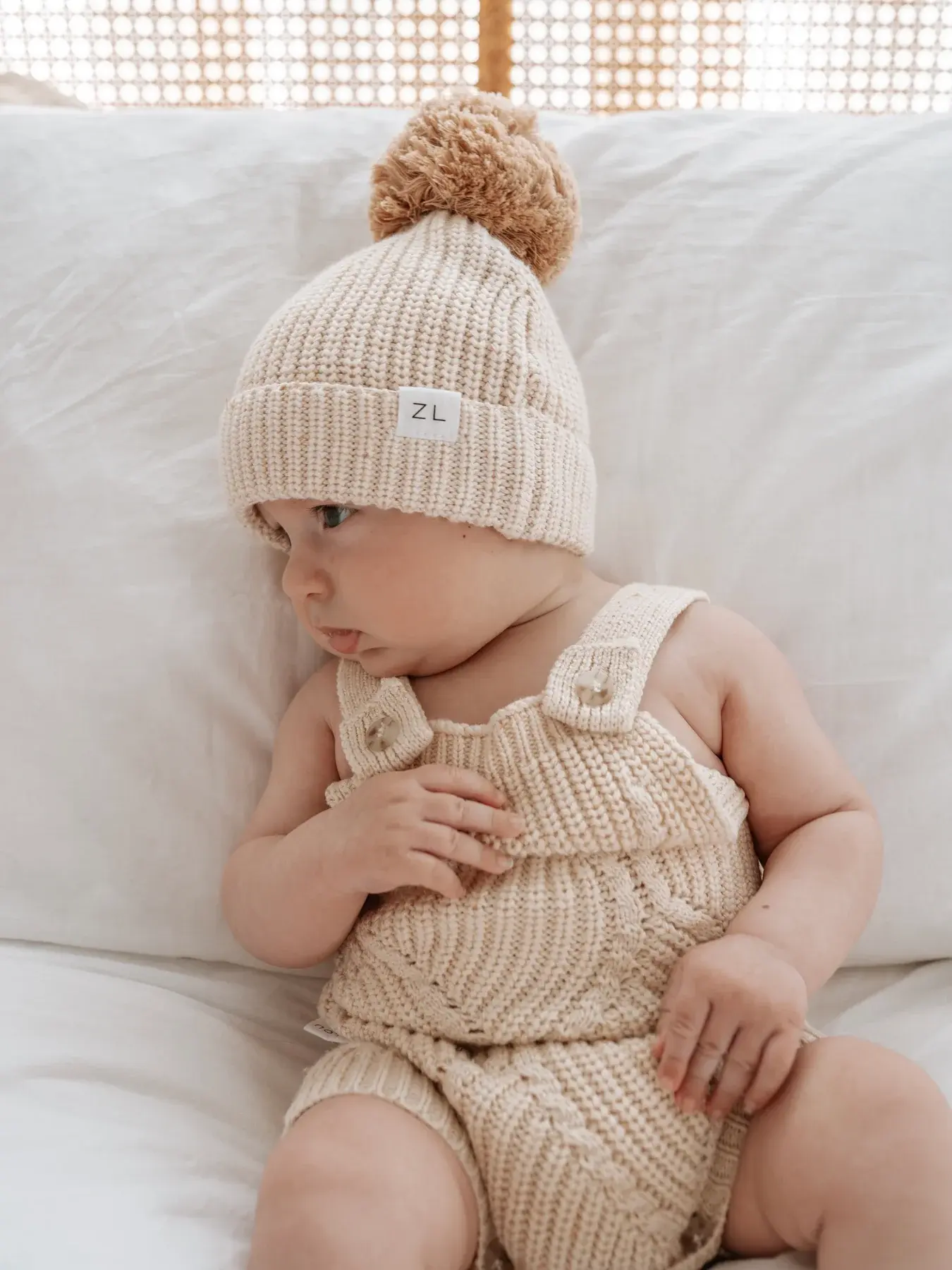 Ziggy Lou Ziggy Lou Beanie Biscotti Fleck