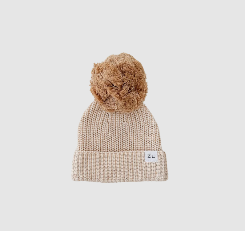 Ziggy Lou Ziggy Lou Beanie Biscotti Fleck