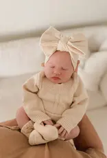 Ziggy Lou Ziggy Lou Heirloom Romper Biscotti Fleck