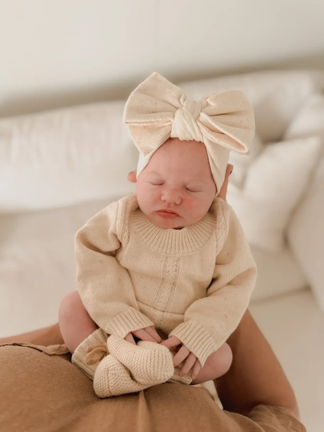 Ziggy Lou Ziggy Lou Heirloom Romper Biscotti Fleck