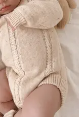 Ziggy Lou Ziggy Lou Heirloom Romper Biscotti Fleck