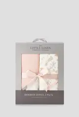 Little Linen Little Linen Hooded Towel 2PK
