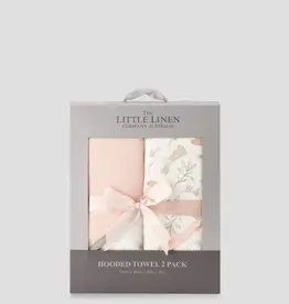 Little Linen Little Linen Hooded Towel 2PK