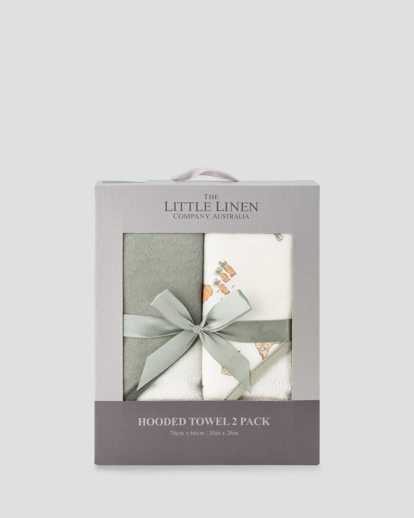 Little Linen Little Linen Hooded Towel 2PK