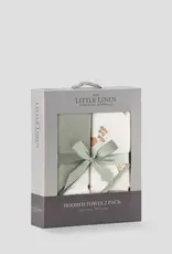 Little Linen Little Linen Hooded Towel 2PK