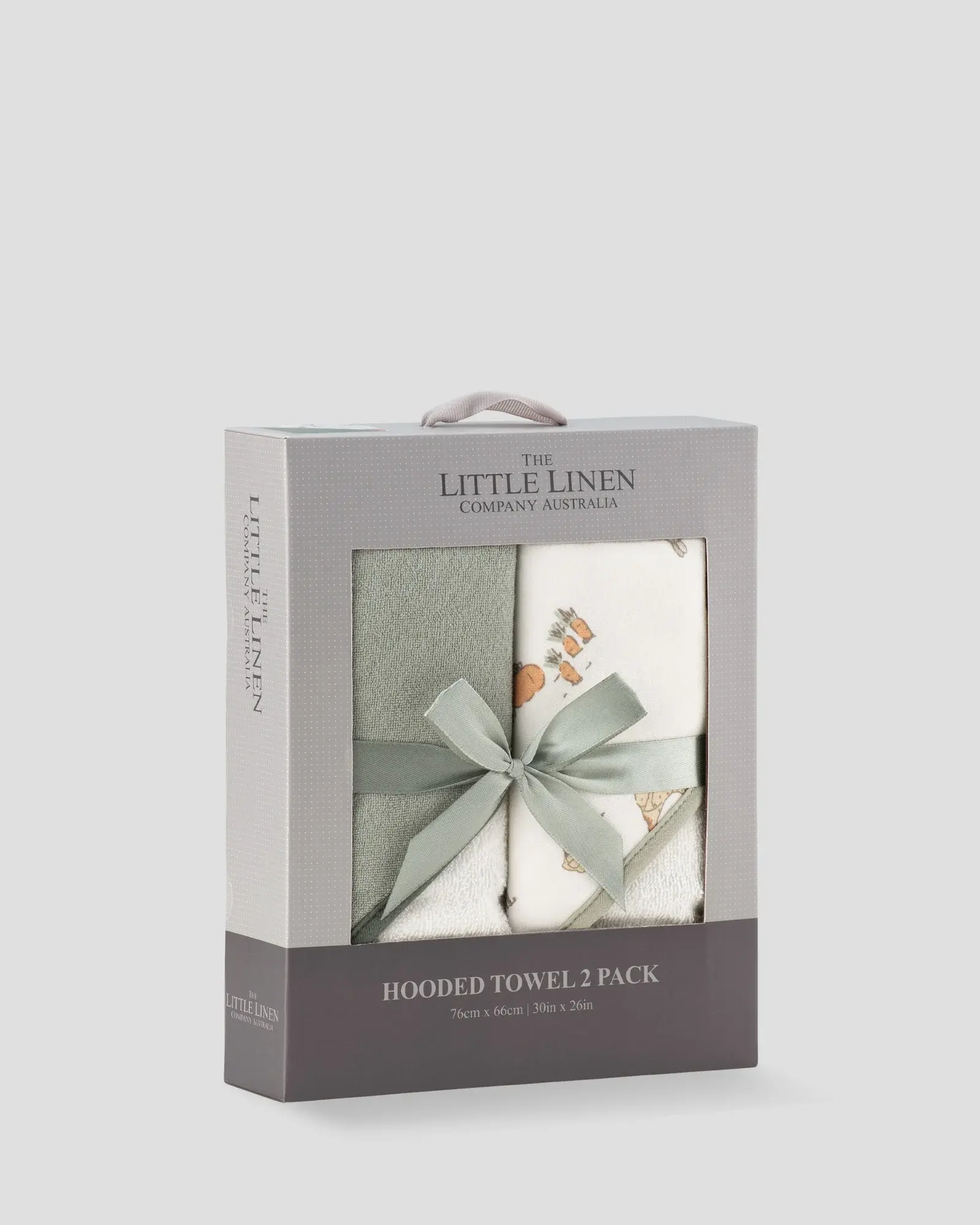Little Linen Little Linen Hooded Towel 2PK