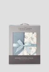 Little Linen Little Linen Hooded Towel 2PK