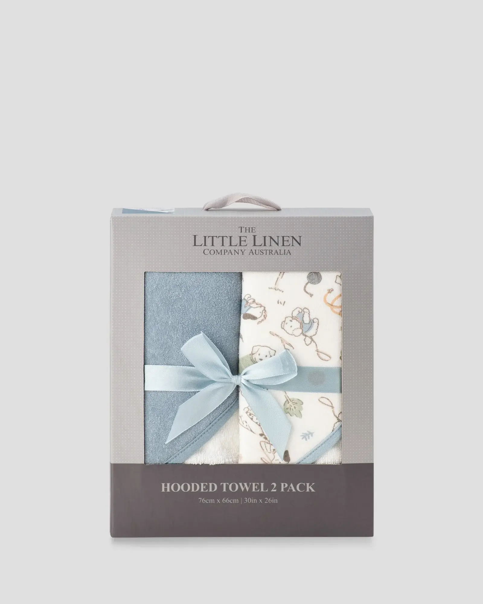 Little Linen Little Linen Hooded Towel 2PK