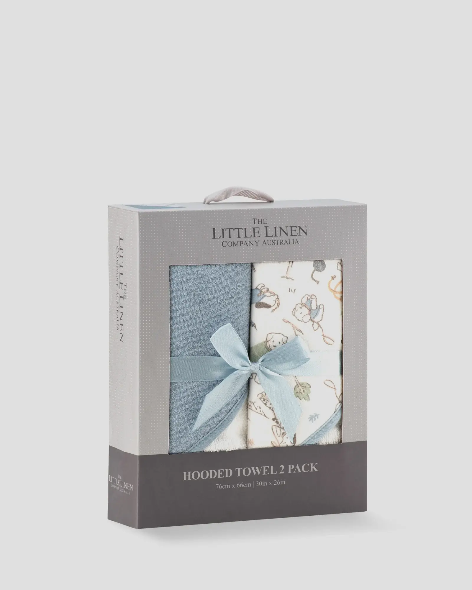 Little Linen Little Linen Hooded Towel 2PK
