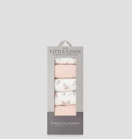 Little Linen Little Linen Towelling Wash Cloth 6PK