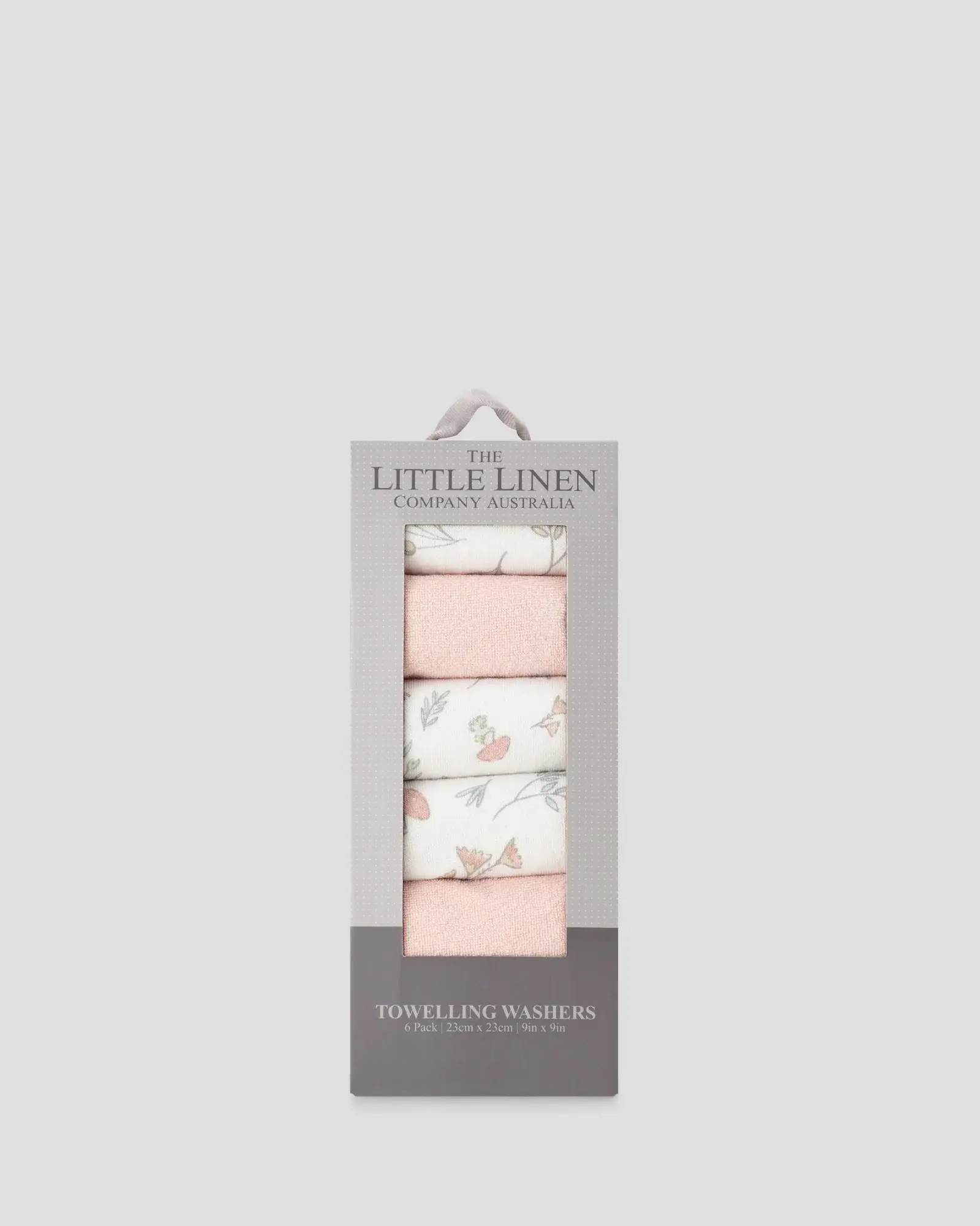 Little Linen Little Linen Towelling Wash Cloth 6PK