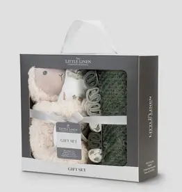 Little Linen Little Linen Boxed Gift Set Farmyard Lamb
