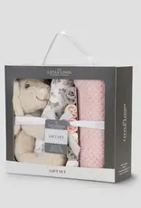 Little Linen Little Linen Boxed Gift Set Harvest Bunny