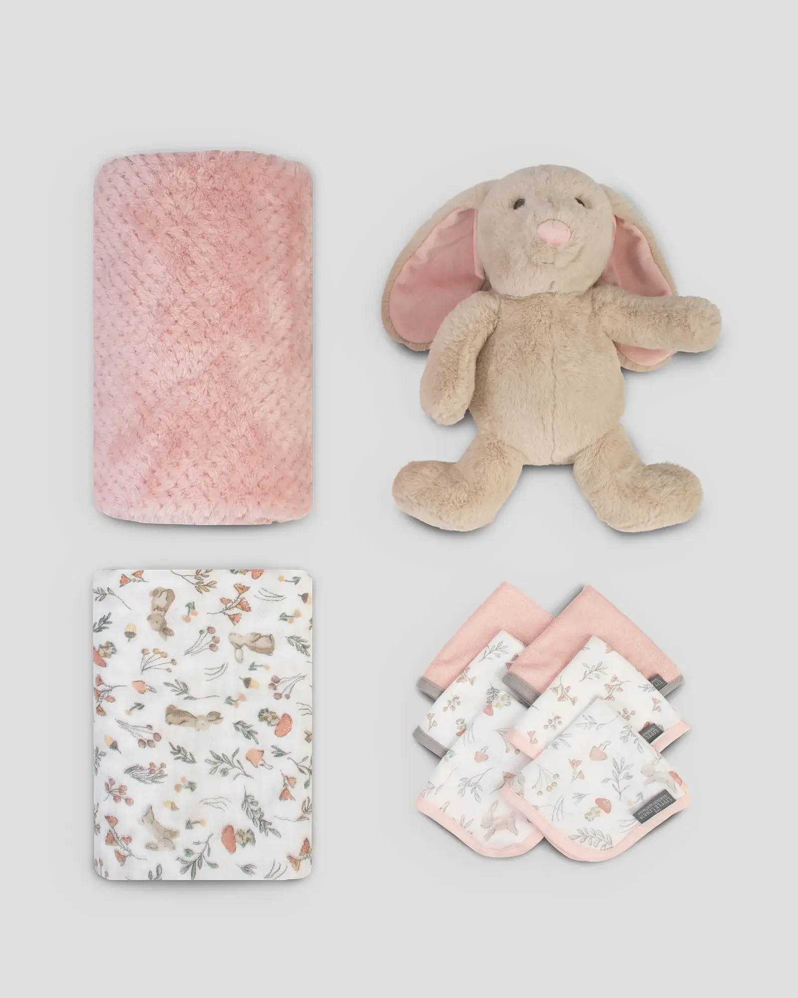 Little Linen Little Linen Boxed Gift Set Harvest Bunny