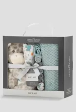 Little Linen Little Linen Boxed Gift Set Savanna Giraffe