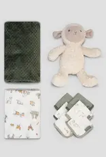 Little Linen Little Linen Boxed Gift Set Farmyard Lamb