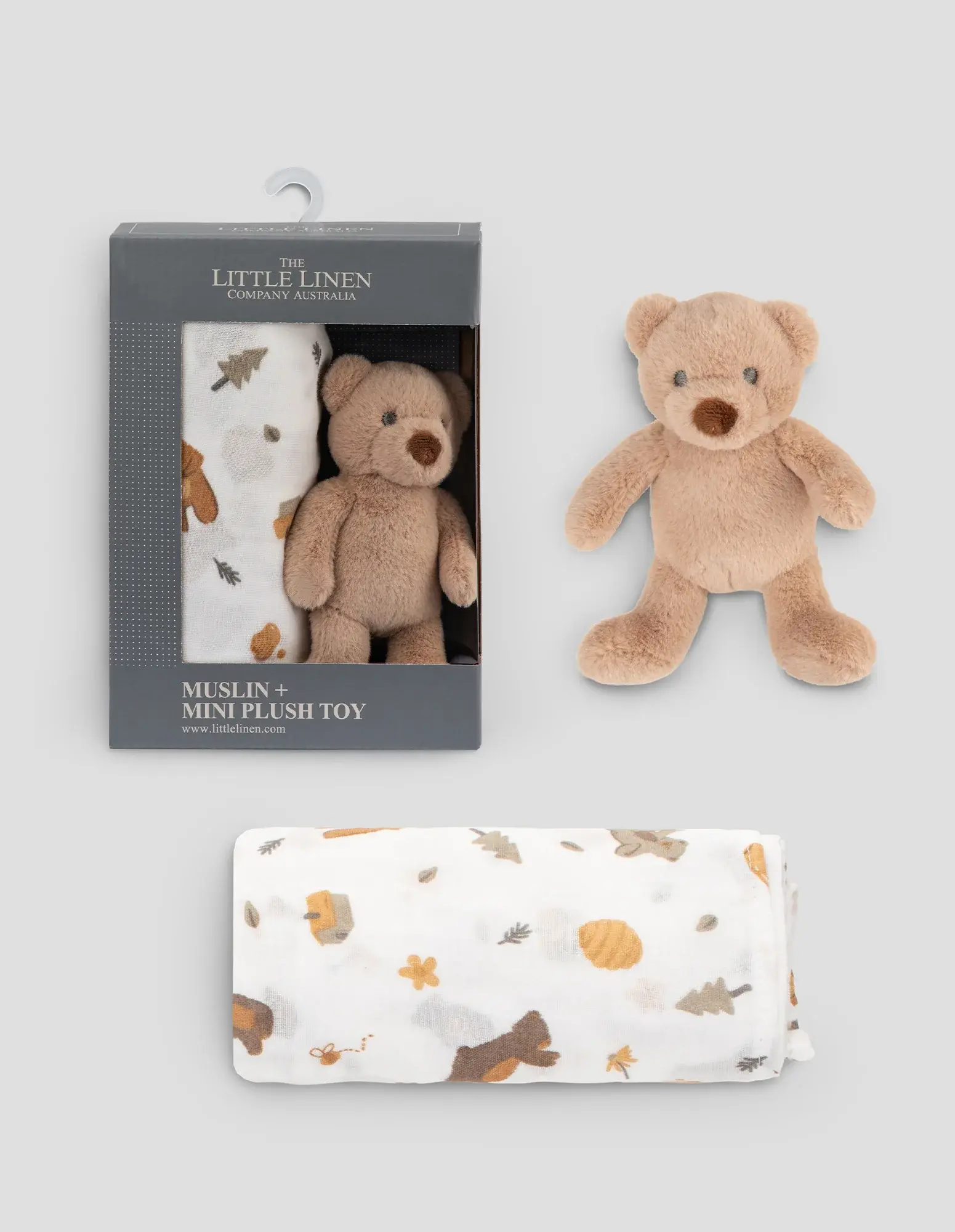 Little Linen Little Linen Plush Toy & Muslin