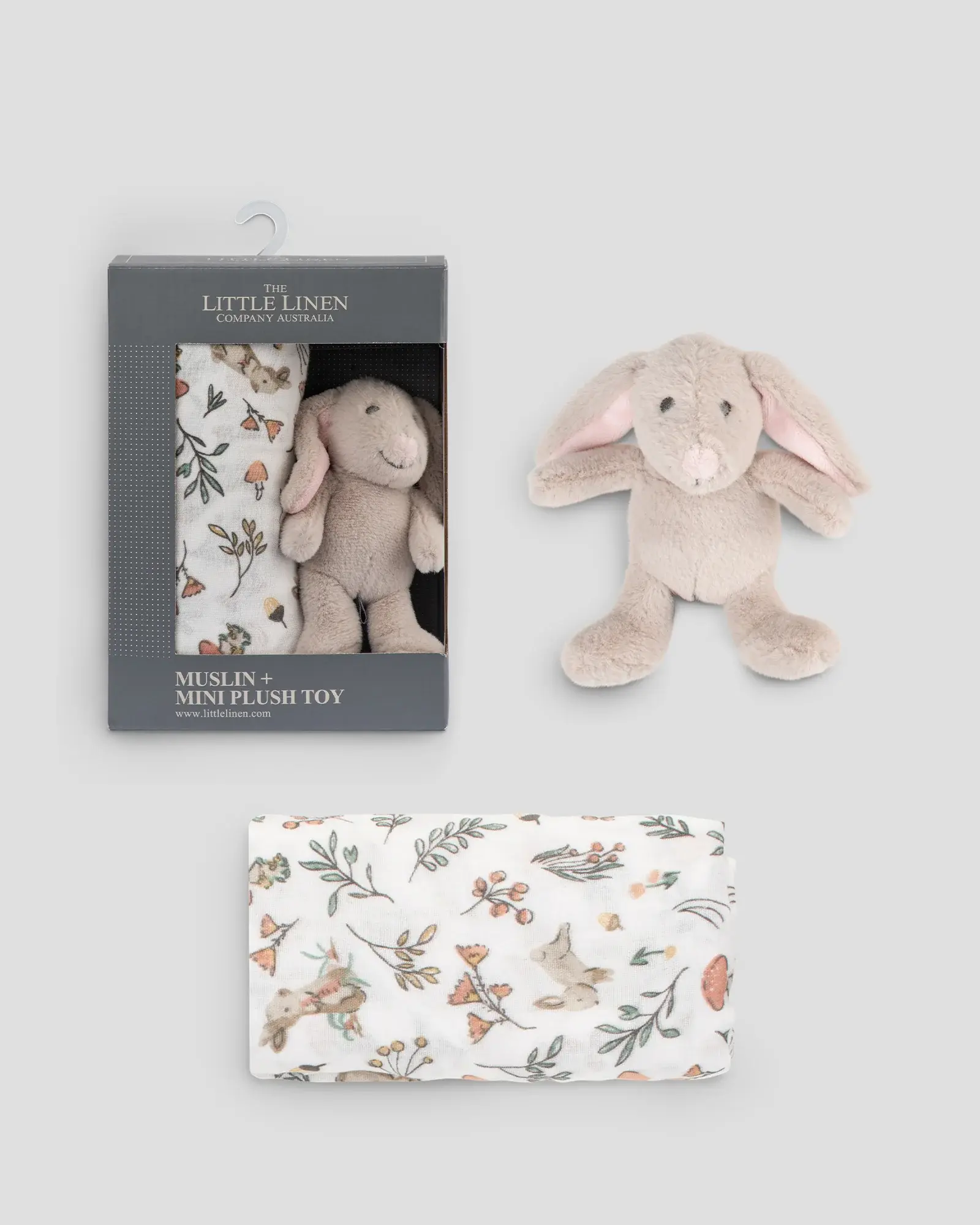 Little Linen Little Linen Plush Toy & Muslin
