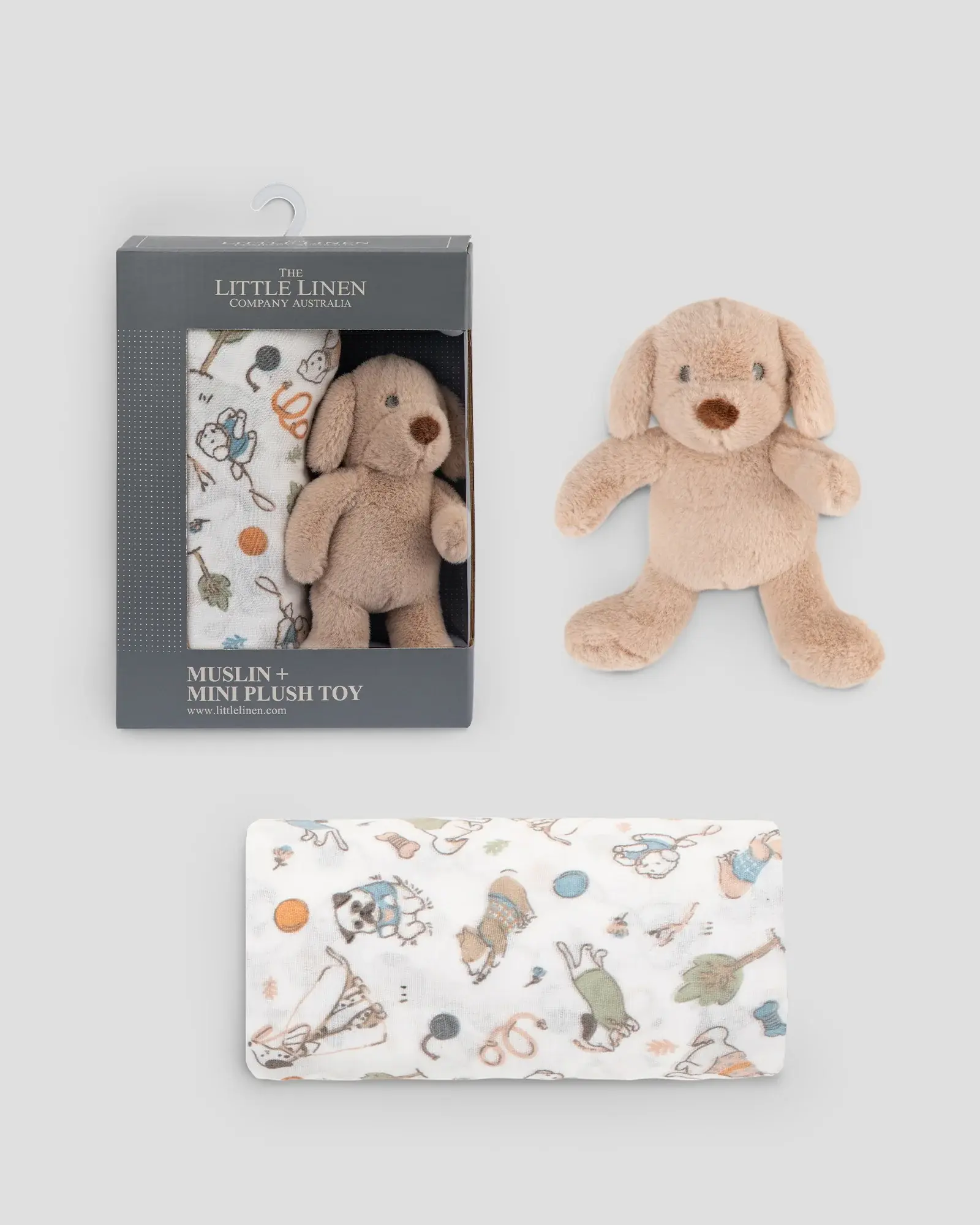 Little Linen Little Linen Plush Toy & Muslin