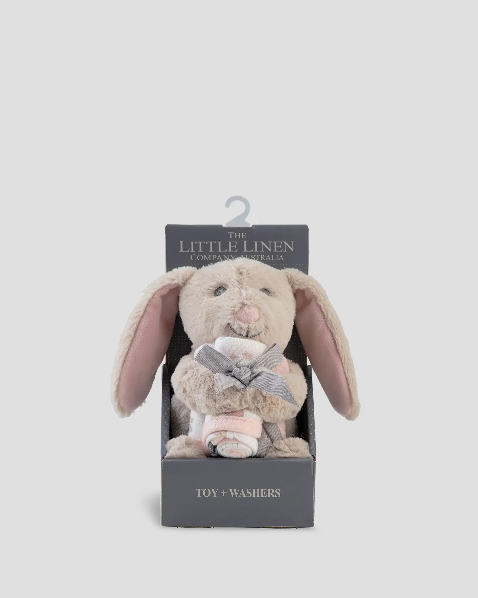 Little Linen Little Linen Plush Toy & Washers Harvest Bunny