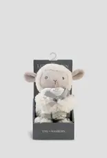 Little Linen Little Linen Plush Toy & Washers Farmyard Lamb