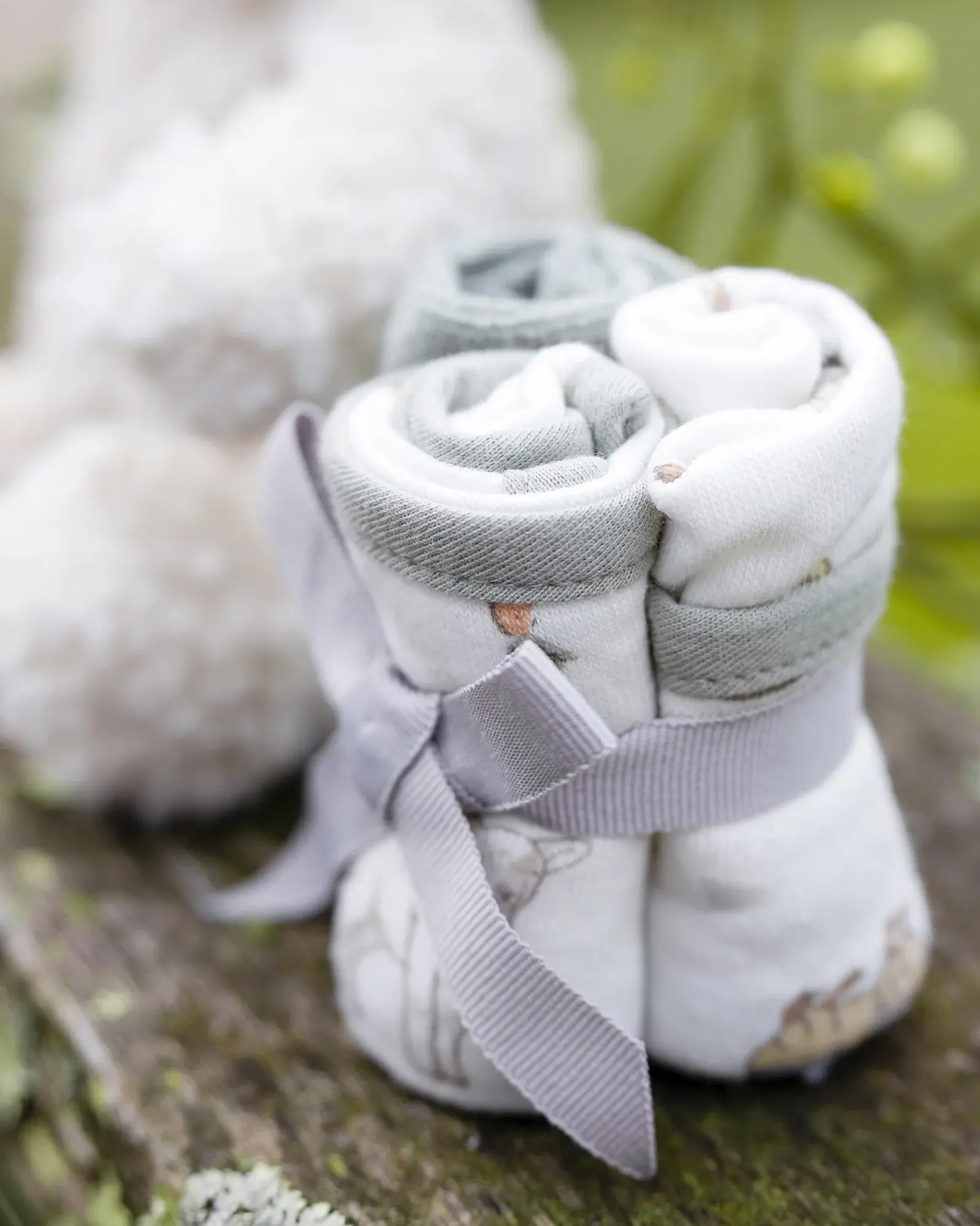 Little Linen Little Linen Plush Toy & Washers Farmyard Lamb