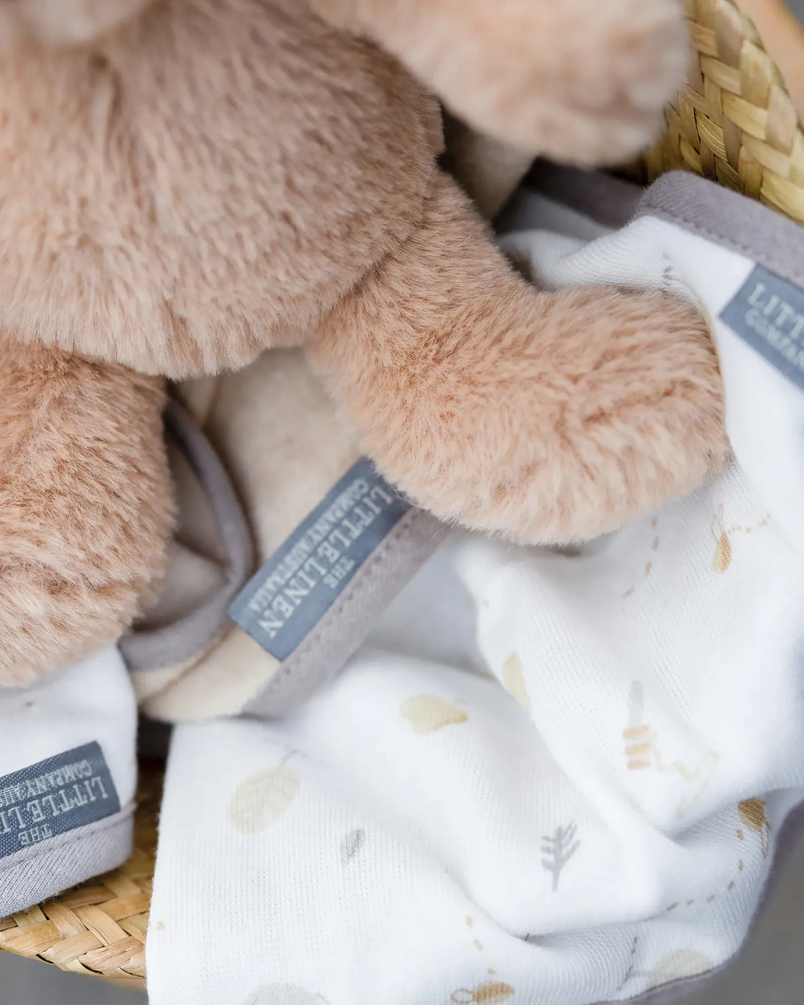 Little Linen Little Linen Plush Toy & Washers Nectar Bear