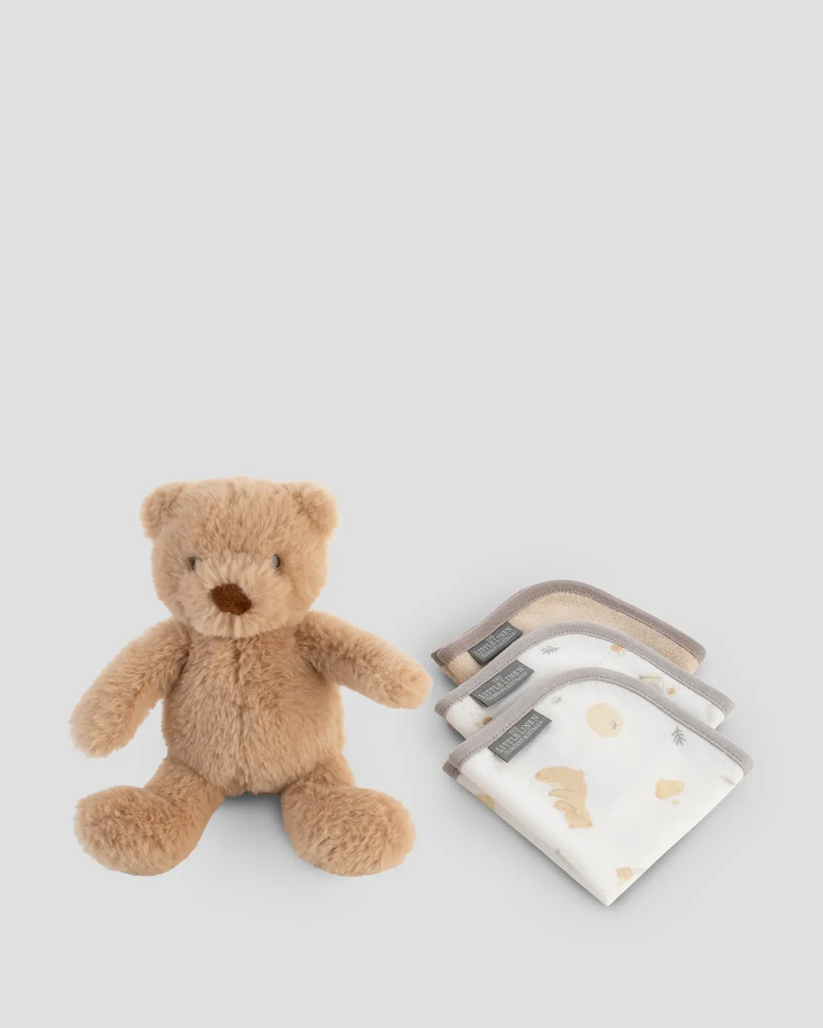 Little Linen Little Linen Plush Toy & Washers Nectar Bear