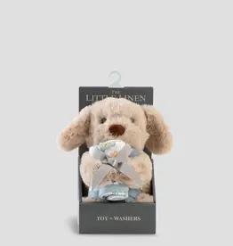 Little Linen Little Linen Plush Toy & Washers Barklife Dog