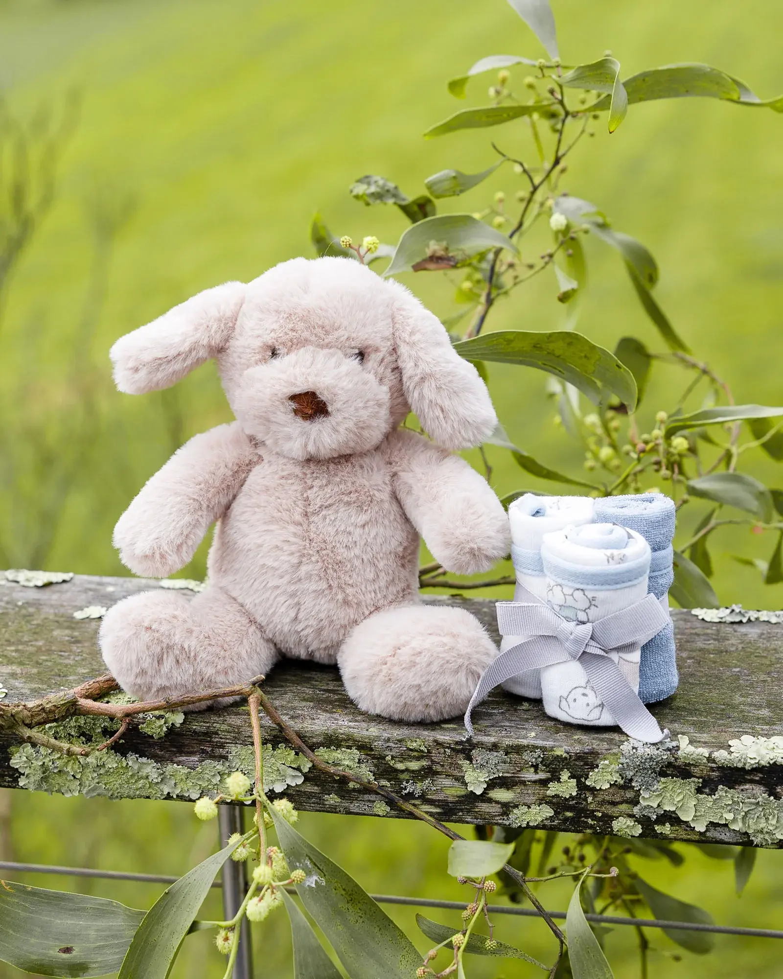 Little Linen Little Linen Plush Toy & Washers Barklife Dog