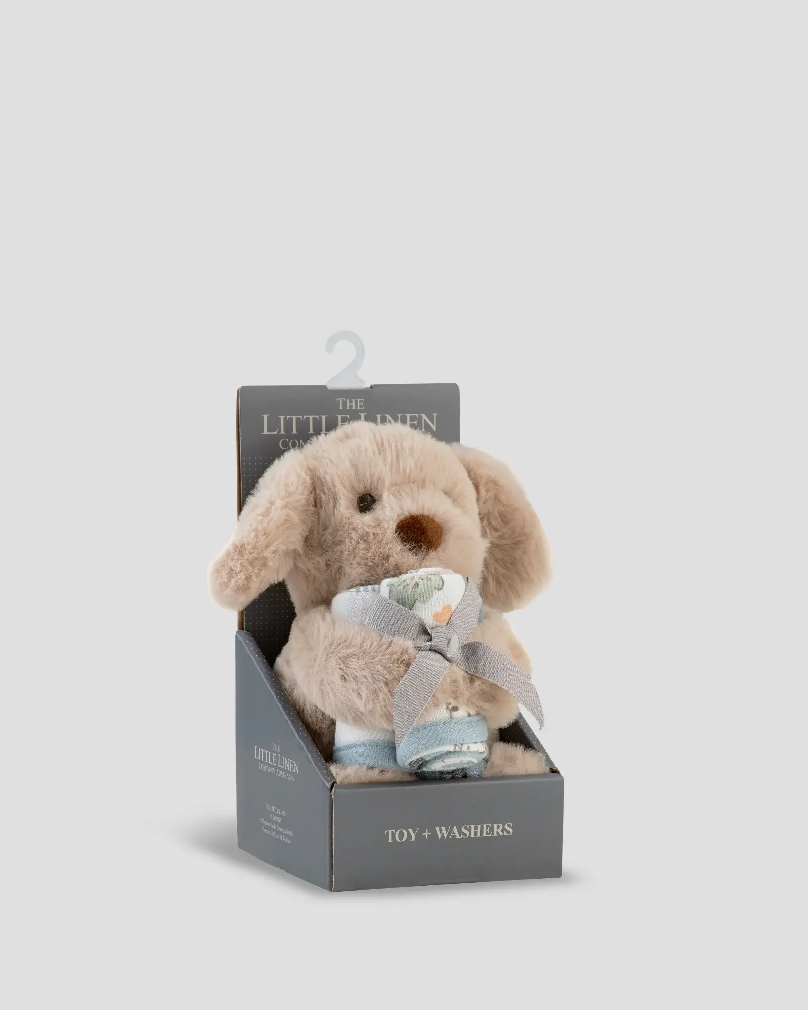 Little Linen Little Linen Plush Toy & Washers Barklife Dog