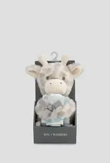 Little Linen Little Linen Plush Toy & Washers Savanna Giraffe