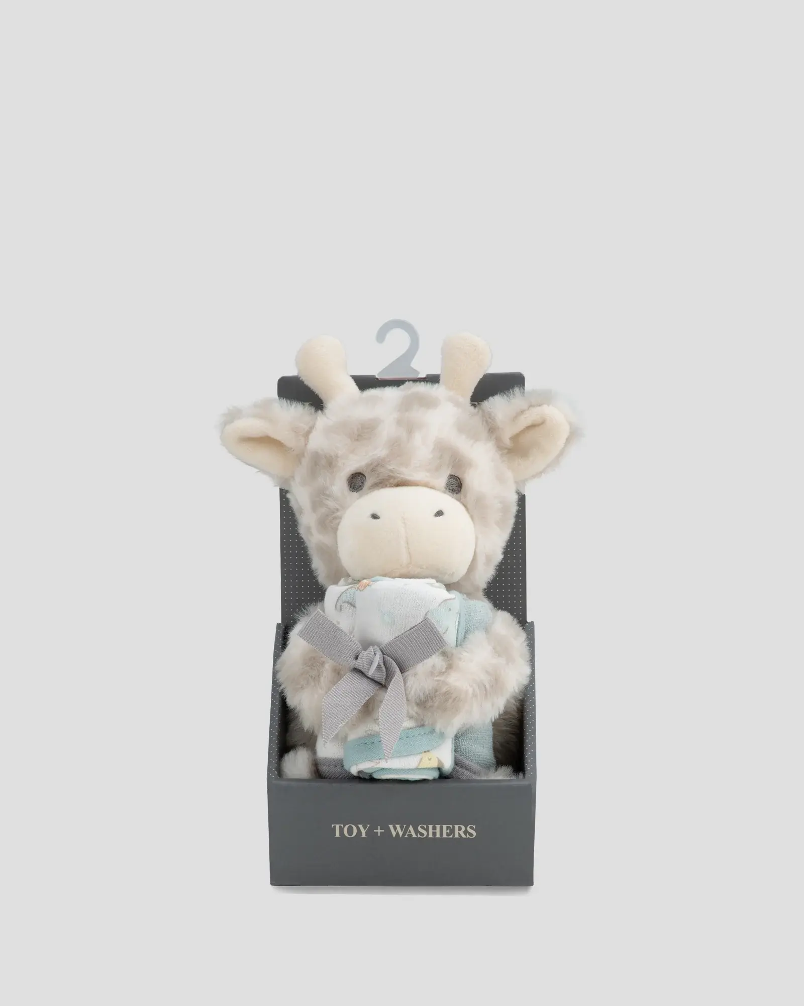 Little Linen Little Linen Plush Toy & Washers Savanna Giraffe
