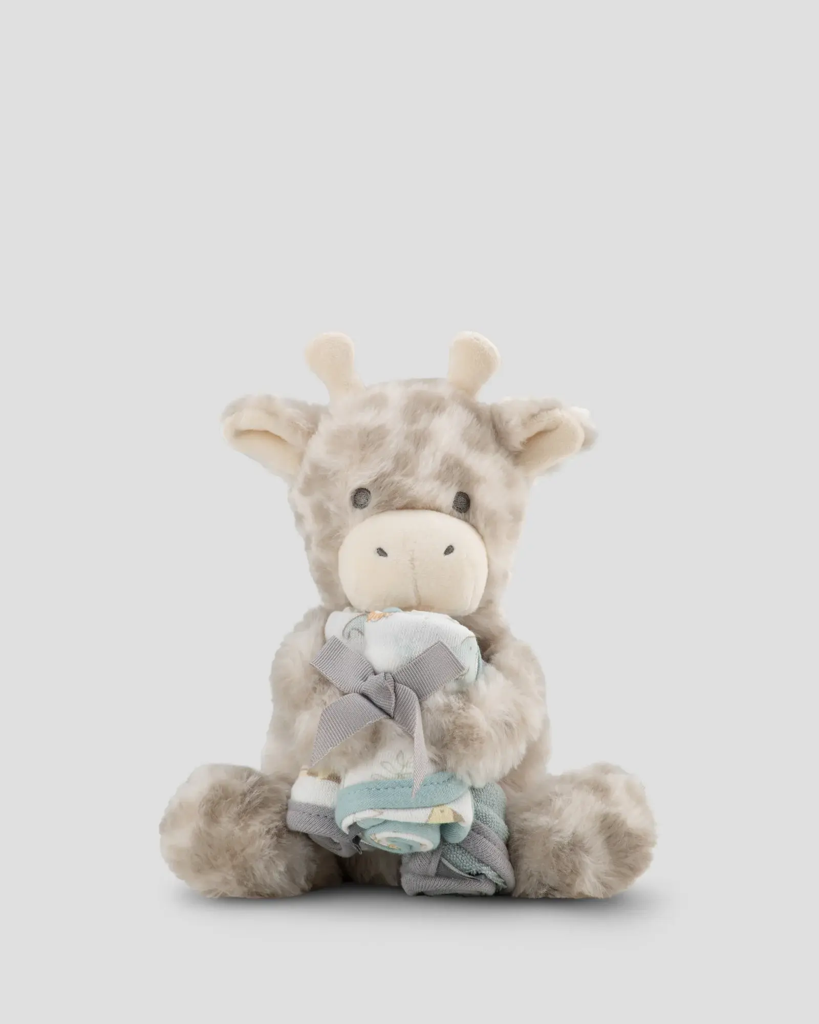 Little Linen Little Linen Plush Toy & Washers Savanna Giraffe