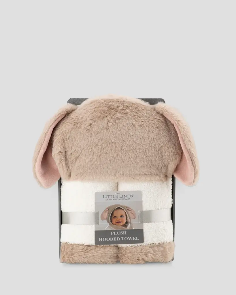 Little Linen Little Linen Plush Hooded Towel