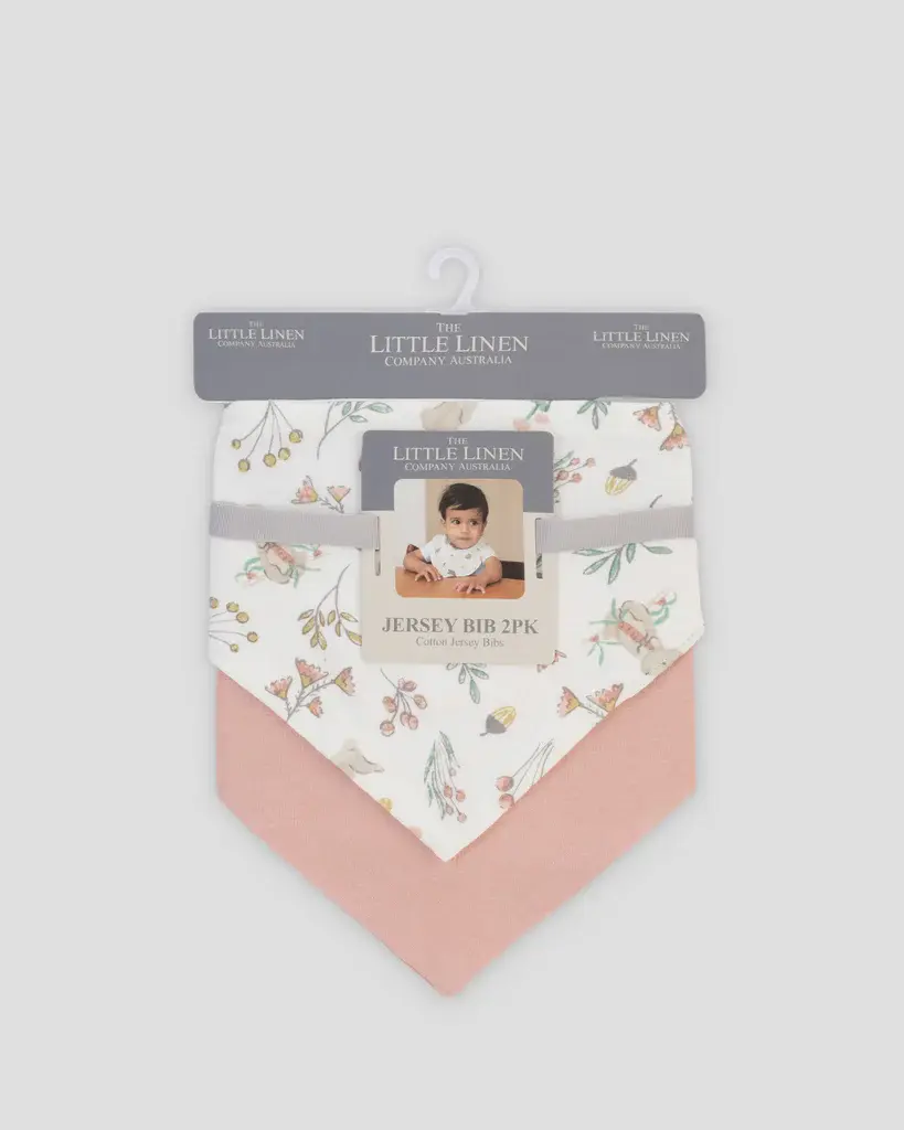 Little Haven Little Linen Jersey Bib 2 Pack