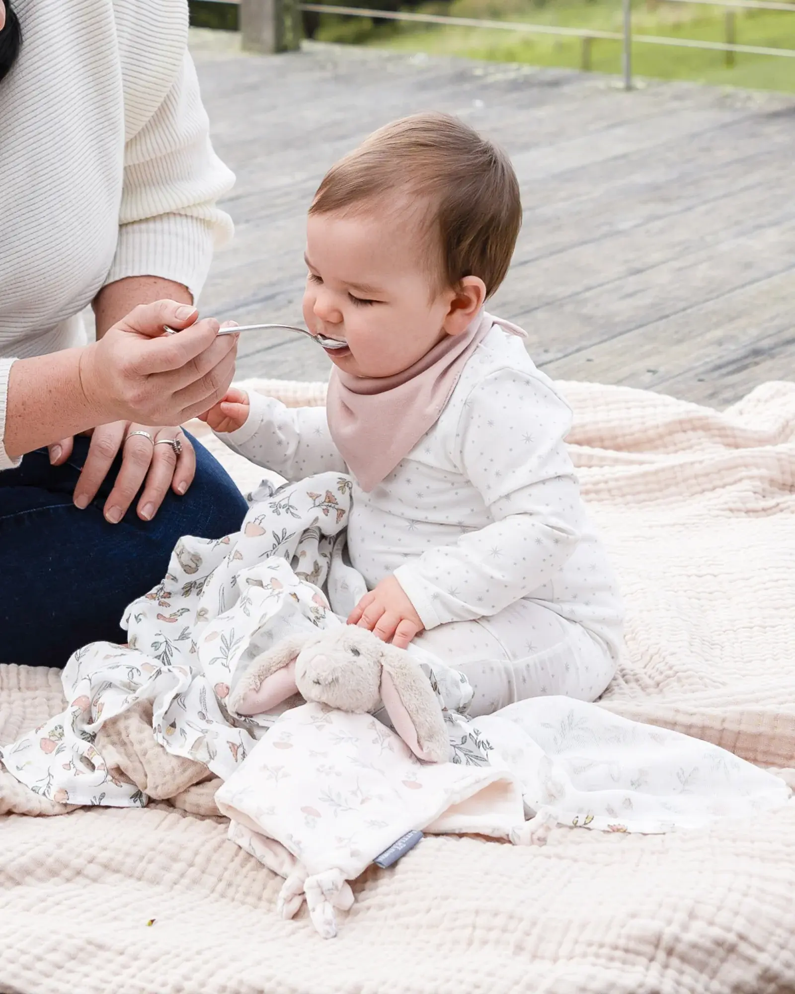Little Haven Little Linen Jersey Bib 2 Pack