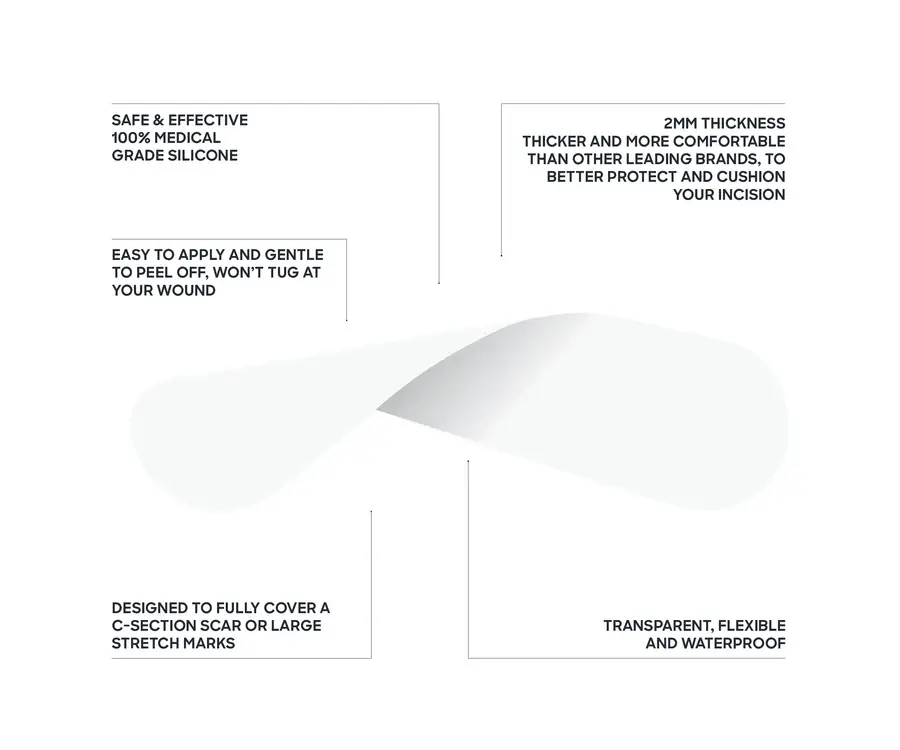 Bare Mum Bare Mum Silicone Gel Scar Strips