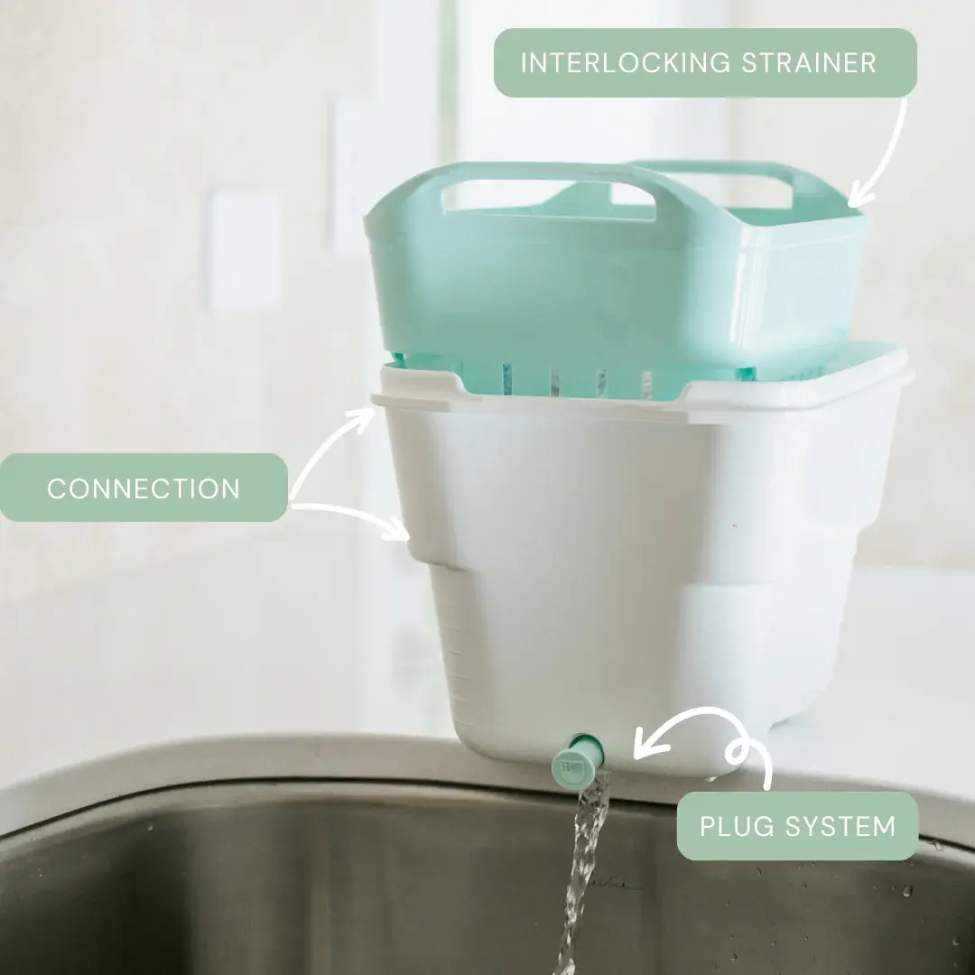 Strucket Strucket 4.5L Mini Strainer Bucket with Lid