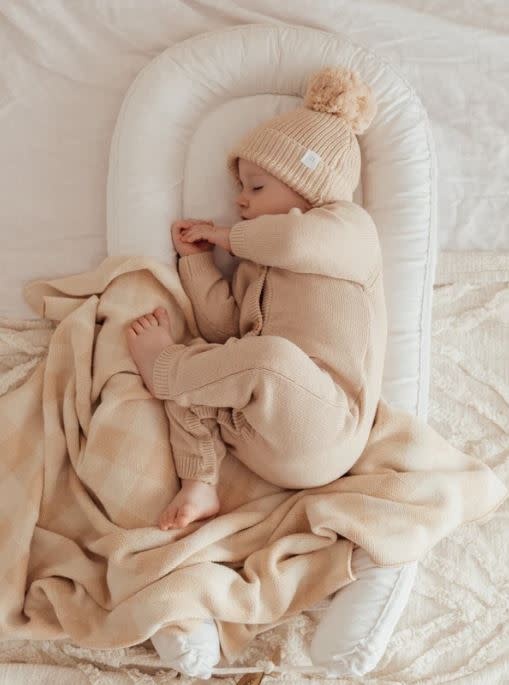 Ziggy Lou Ziggy Lou Blanket Caramel Gingham