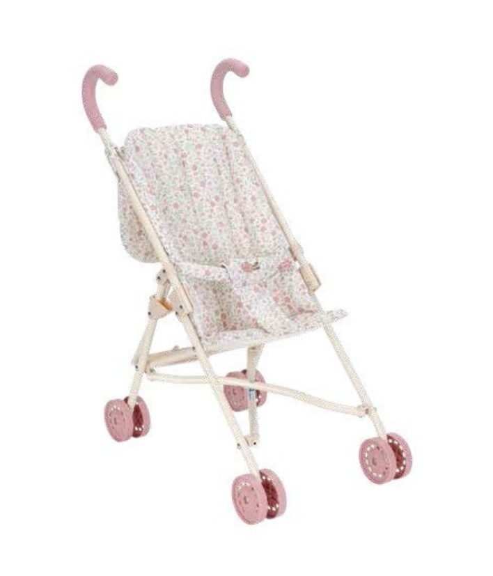 Little Dutch Little Dutch Metal Doll Stroller - Floral