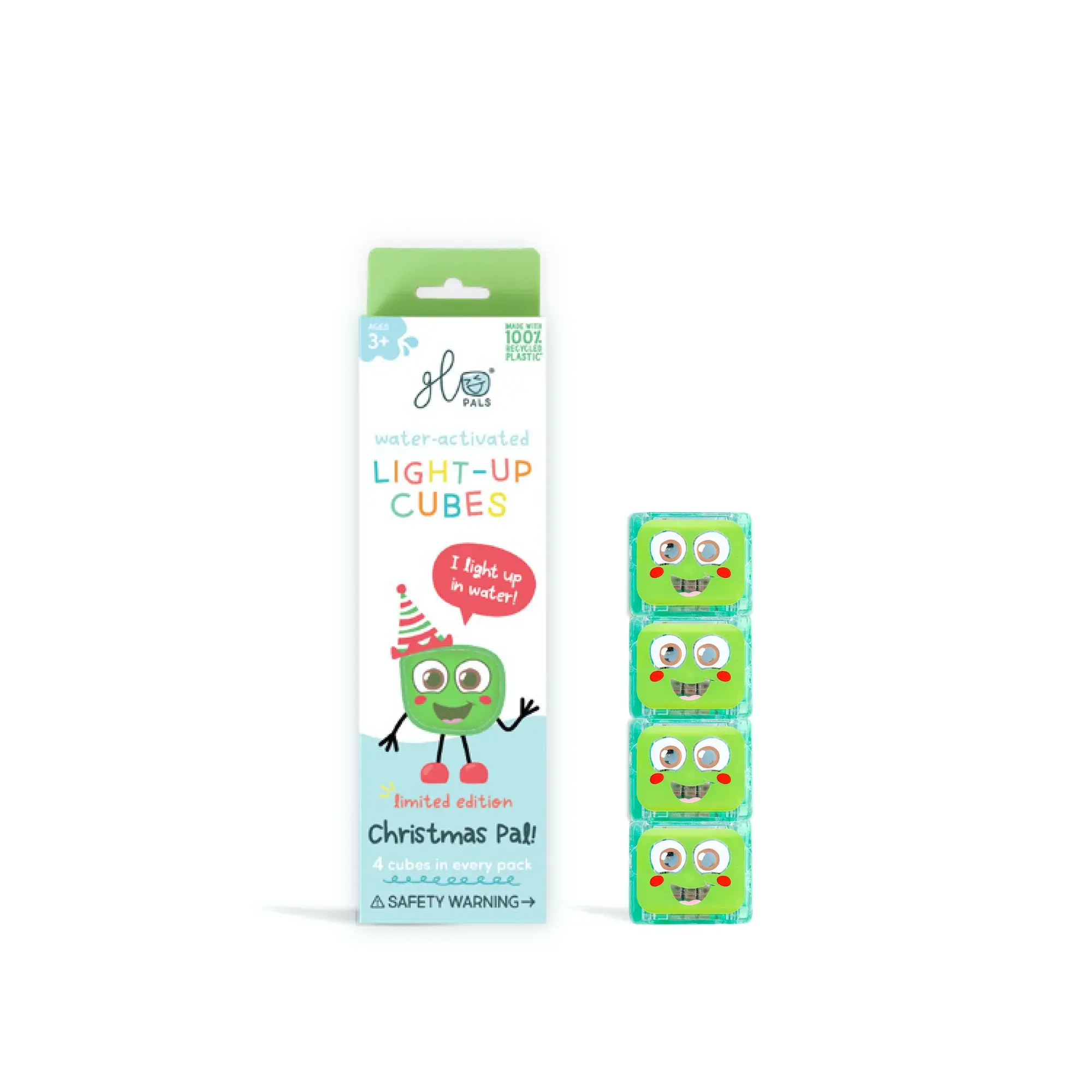 JellyStone Jellystone Glo Pals Christmas 4Pk light Up Cubes Contains 5 x 4Packs