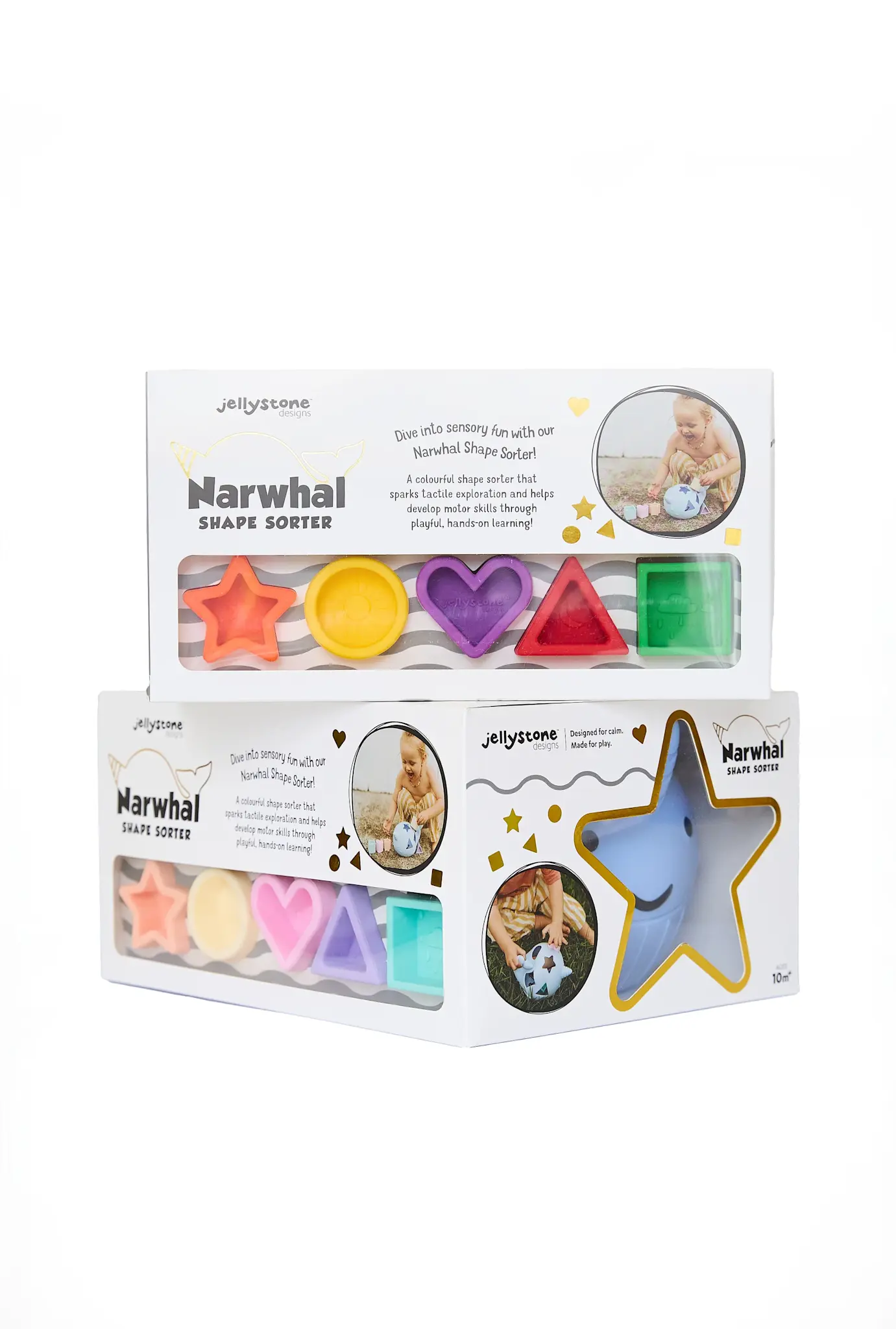 JellyStone Jellystone Narwal Shape Sorter