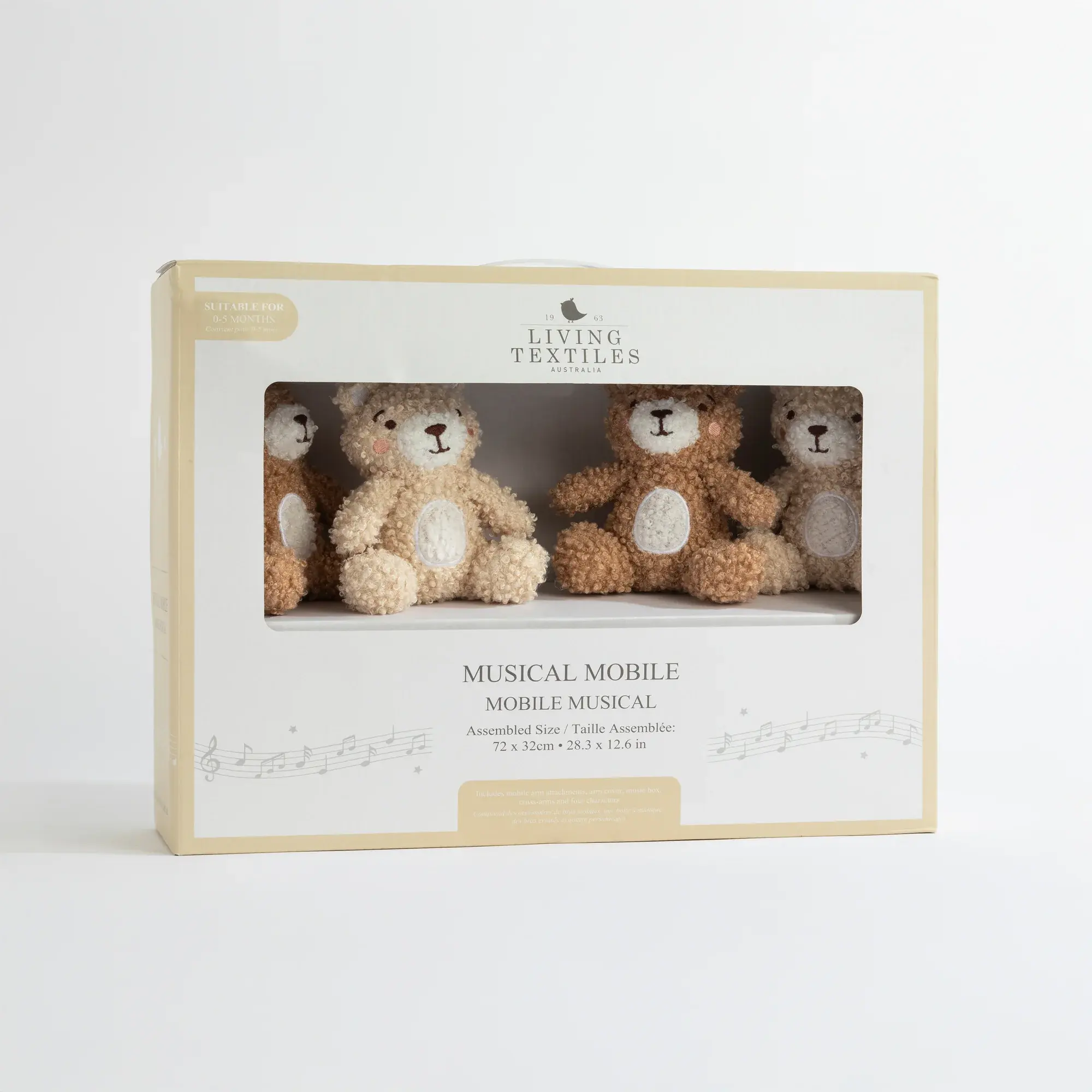 Living Textiles Living Textiles Musical Mobile Set - Cuddly Bear