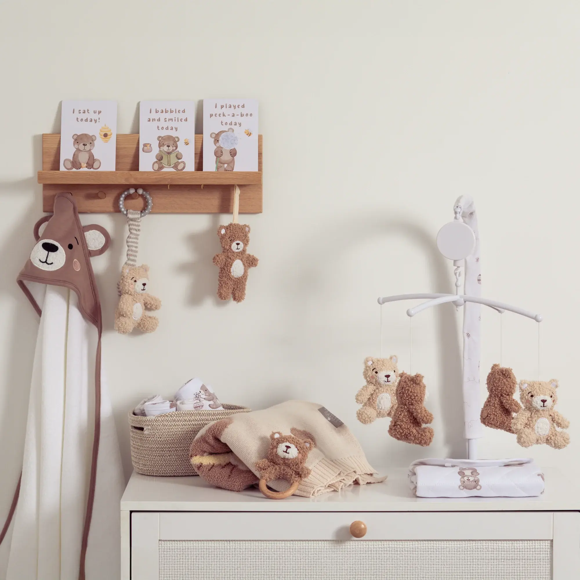 Living Textiles Living Textiles Musical Mobile Set - Cuddly Bear